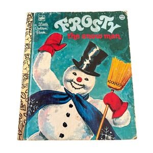 Frosty the Snow Man Little Golden Book 1975 Corinne Malvern Vintage Christmas